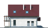 Изображение фасада 2 :: Проект коттеджа 71-72