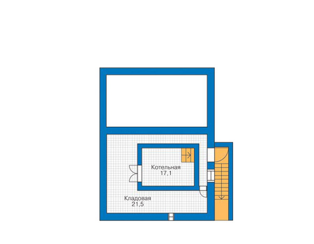 Планировка цокольного этажа :: Проект дома из кирпича 35-29