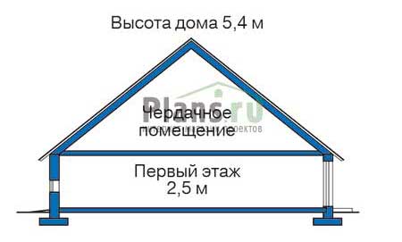Высота этажей в проекте деревянного дома 11-19