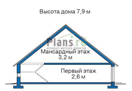 Высота этажей в проекте деревянного дома 11-73